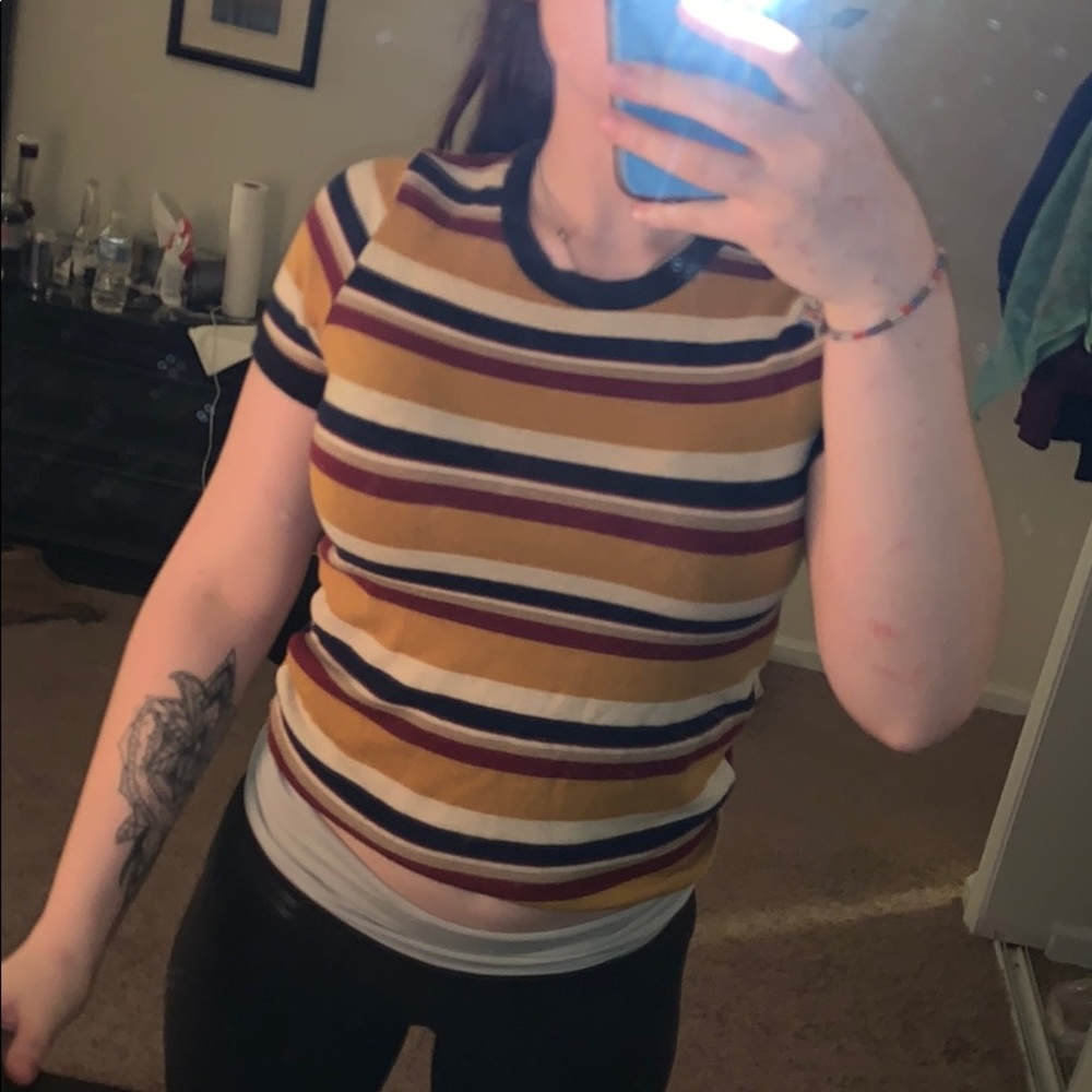 striped t shirt